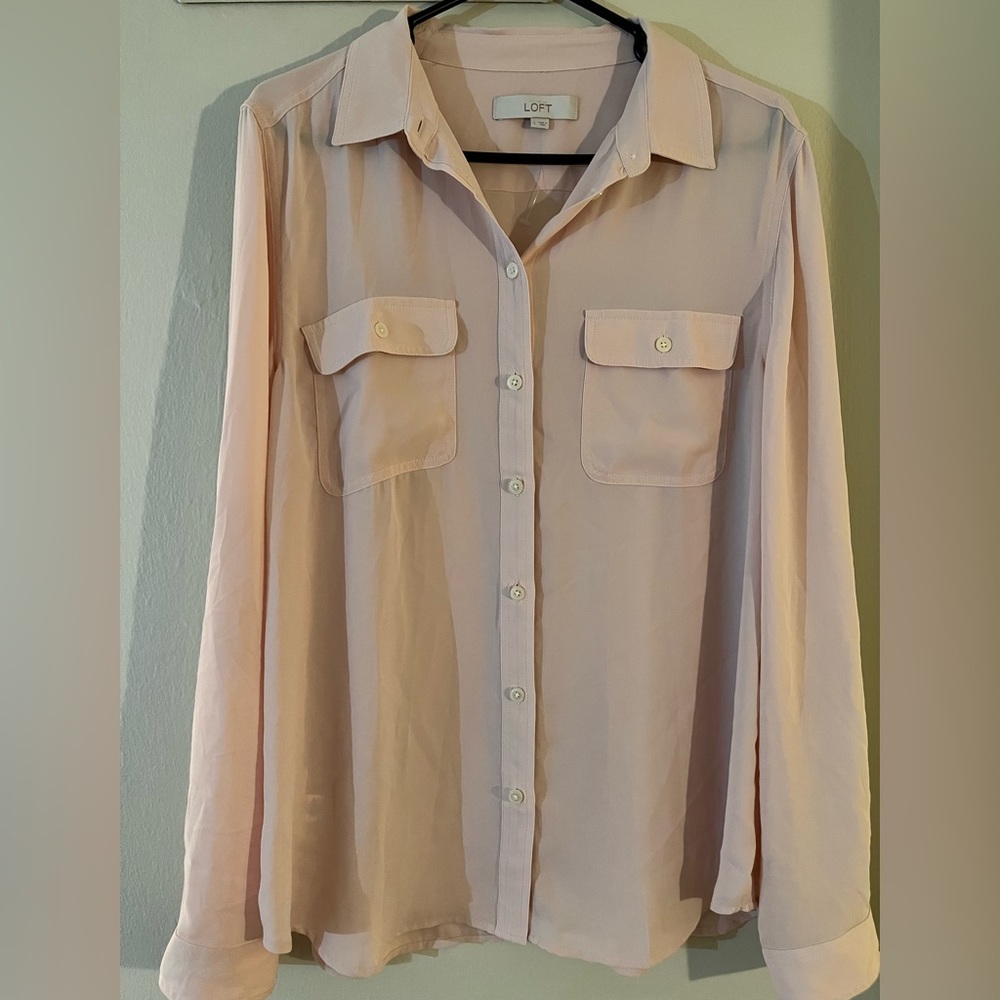 Loft Sheer Button Up